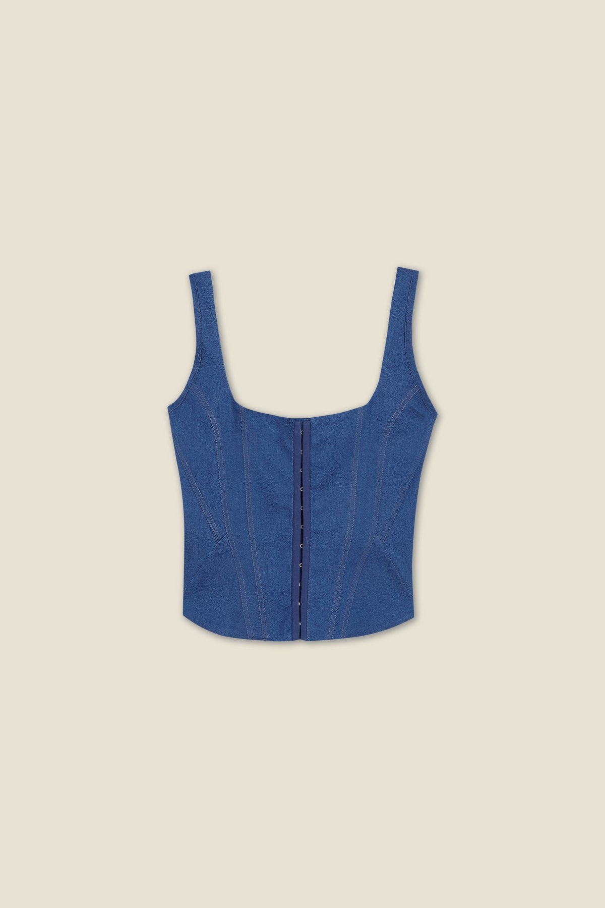 Lola Corset — Denim